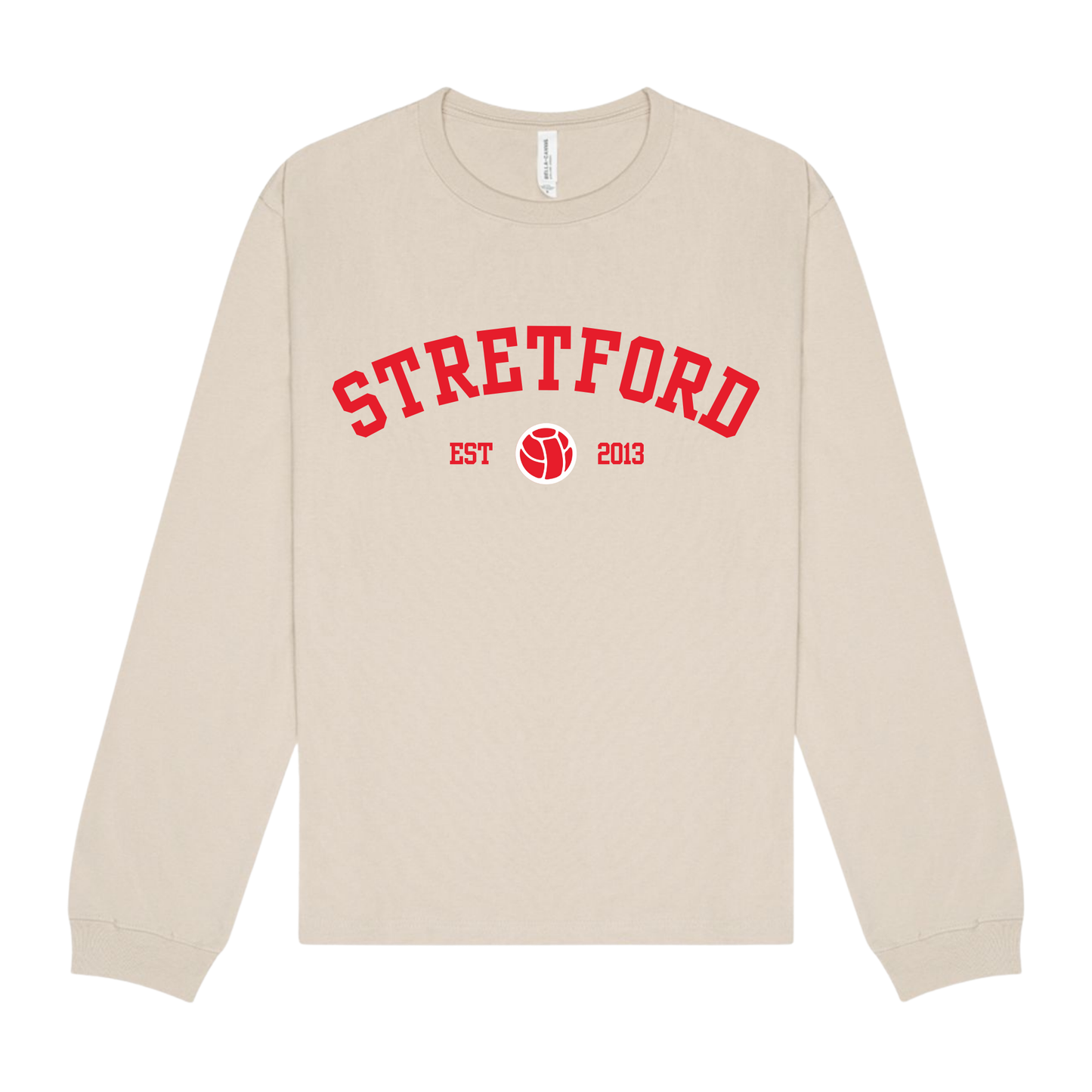University Print Long Sleeve T Shirt