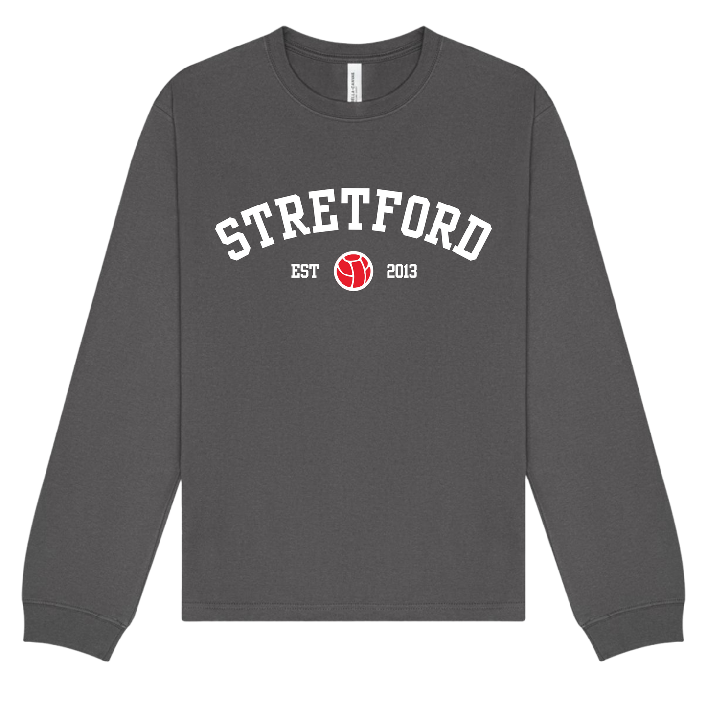 University Print Long Sleeve T Shirt