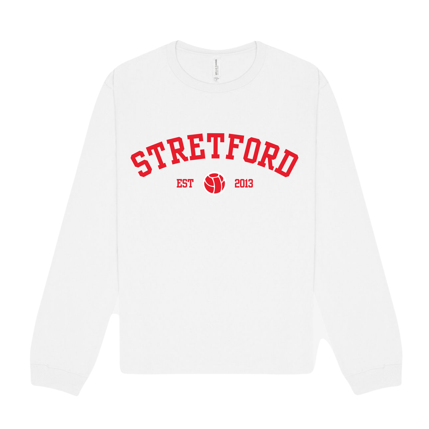 University Print Long Sleeve T Shirt