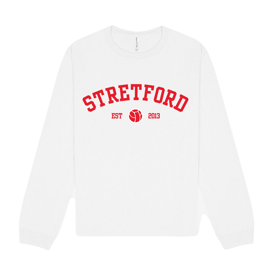 University Print Long Sleeve T Shirt