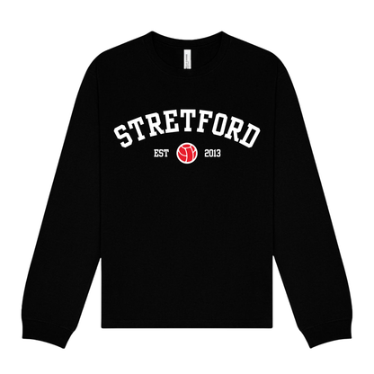 University Print Long Sleeve T Shirt