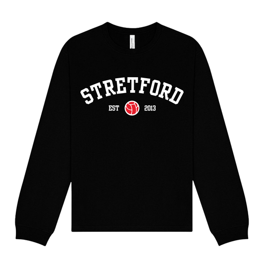 University Print Long Sleeve T Shirt