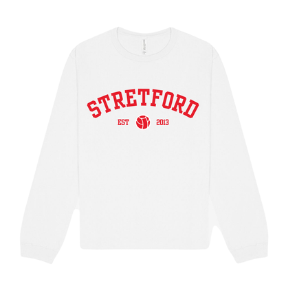 University Print Long Sleeve T Shirt
